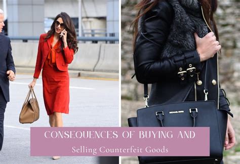 consequences for selling counterfeit goods.